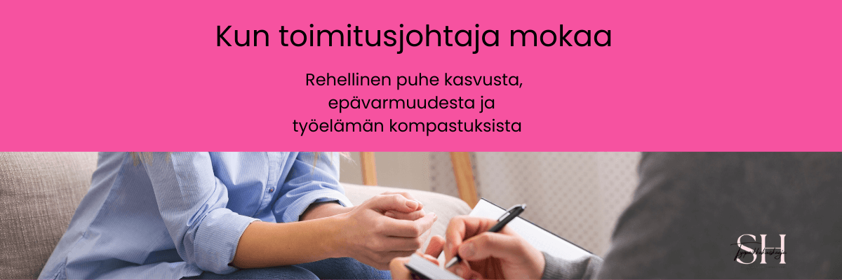 Kun toimitusjohtaja mokaa